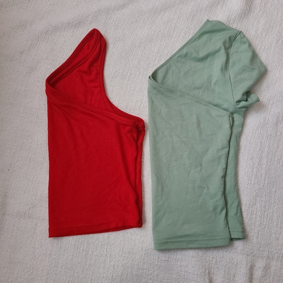 SHEIN One shoulder Tops Bundle - Picture 1 of 4